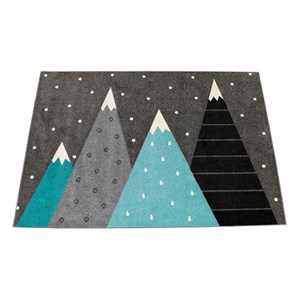 Teppe Fjelltopper 300x200 cm, gråblått