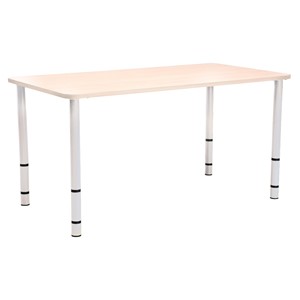 Bord Bambino 120x65 cm, grå ben/lønn laminat