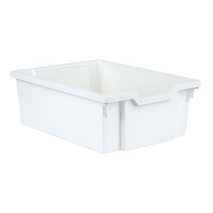 Oppbevaringsboks Deep H 15 cm, hvit