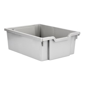 Oppbevaringboks Deep H 15 cm, sølv