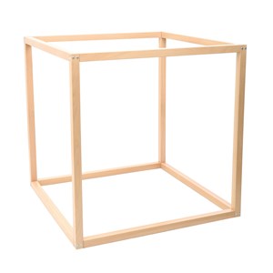 Luftkuben 120x120 cm, klarlakk