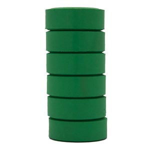 Färgblock grön 16 x 44 mm 6 st