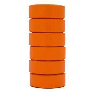 Färgblock orange 16 x 44 mm 6 st