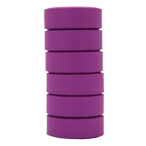 Färgblock lila 16 x 44 mm 6 st
