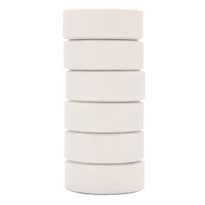 Färgblock vit 16 x 44 mm 6 st