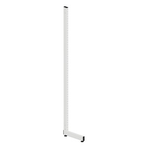 L-stativ 178 cm inkl.väggfäste, vit