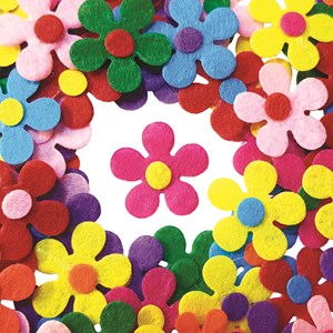 Filtblomster 100 stk.