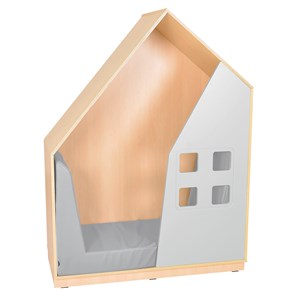 Lekehus Quadro med madrass 130x60x174 cm