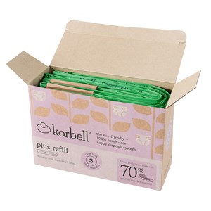 Korbell pl.US Påfyll 3-pakning