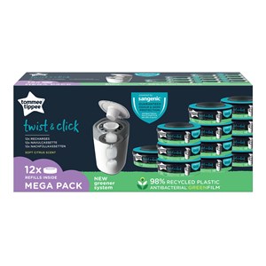 Sangenic Refill Twist & Click 12-pakning