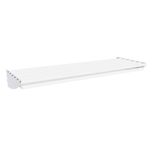 Skohylla med dropplåt Basic 3-plats B 90 cm, vit